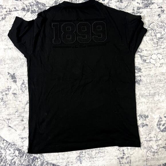 Copied - A.C. Milan 1899 Black Short Sleeve T-shirt Sz XL - Picture 3 of 5